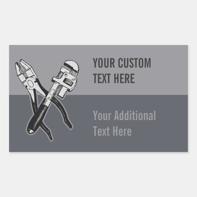 OUTILS autocollants personnalisés (Devant)