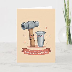 Outils Carte de fête des pères douce