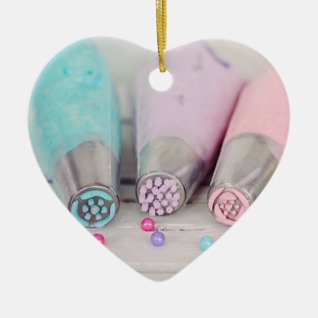 Outils de décoration de gâteaux de couleur pastel  (Devant)