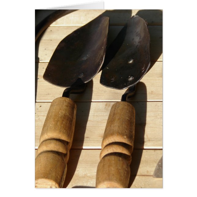 Outils de jardin faits main (Devant)