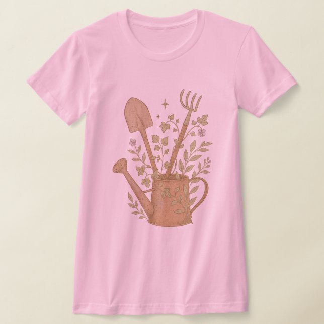 Outils de jardinage T-shirt mini pour femmes (Poser)