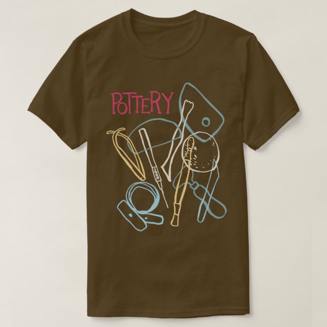 Outils de poterie T-shirt Classic TShirt (Design devant)