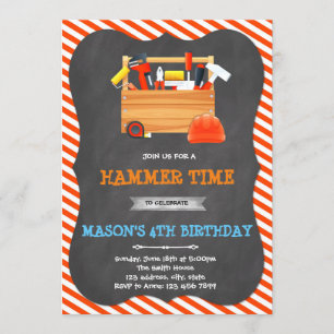 Outils Invitation d'anniversaire de garçon