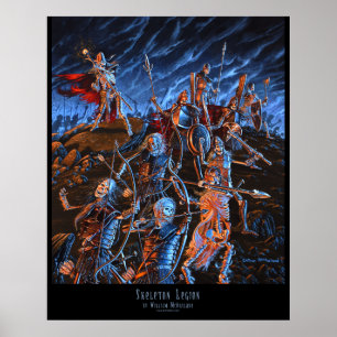 Outland Arts Skeleton Legion 16x20 POSTER