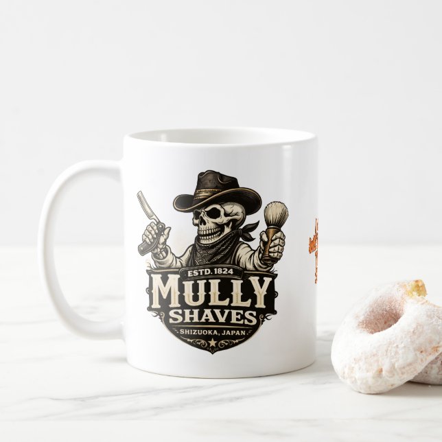 Outlaw Barbershop Mug (Avec donut)