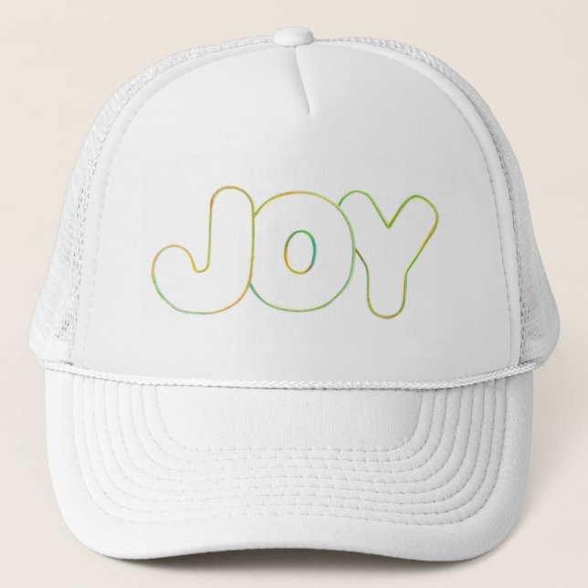 Outline Art coloré - Joie - casquette de mots (Devant)