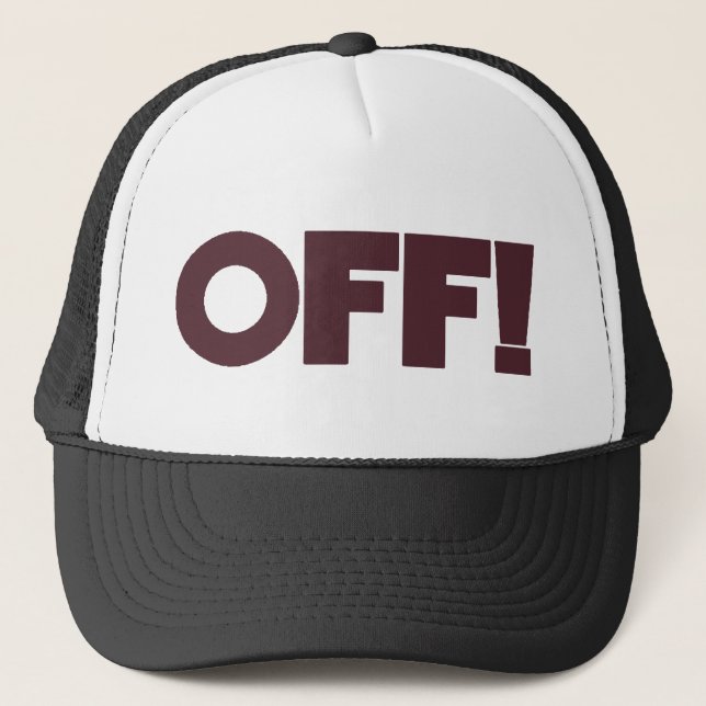 OUTRE du casquette (rouge foncé et noir) (Devant)