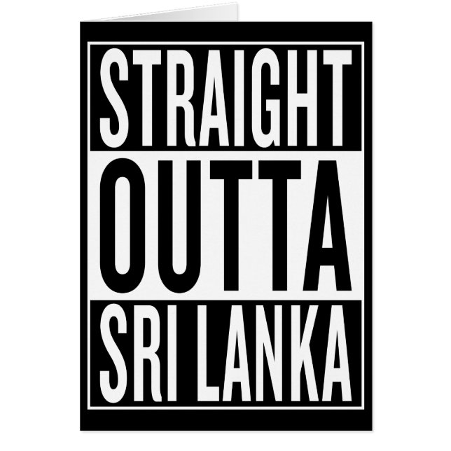 outta droit Sri Lanka (Devant)