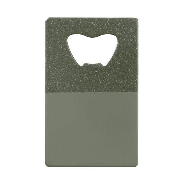 Ouverture de bouteille à deux tons vert mousse - p (Devant)