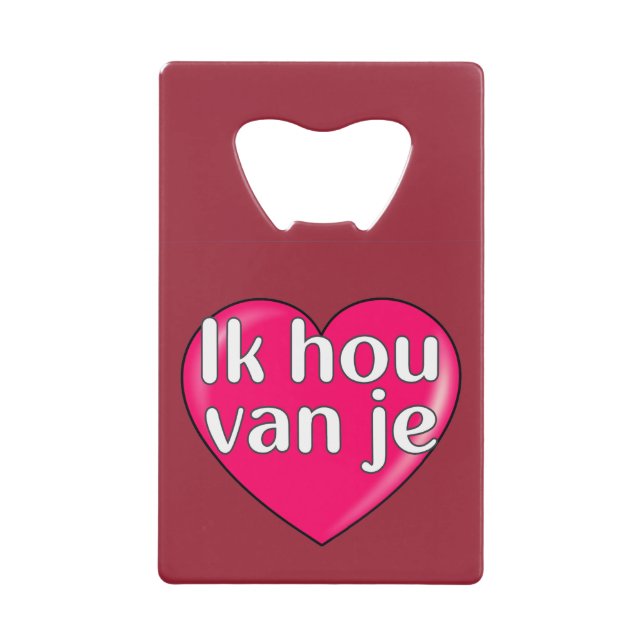 Ouverture de bouteille de carte de crédit (Devant)