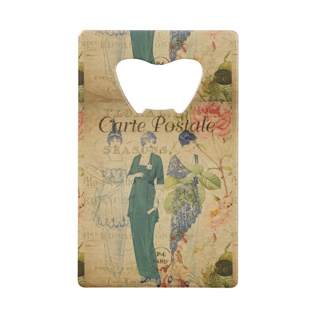 Ouverture de bouteille de carte de crédit français (Devant)