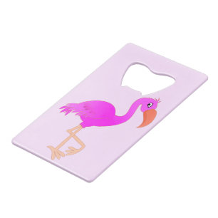 Ouverture de bouteille de Flamant rose rose