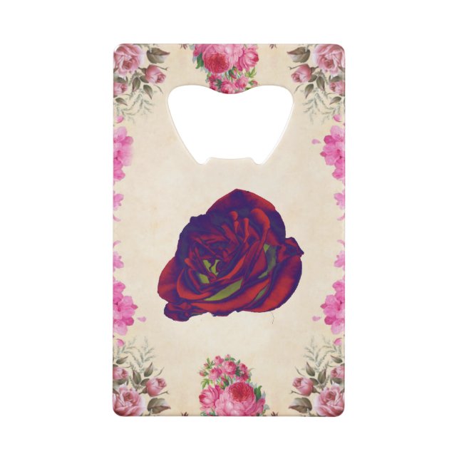 Ouverture de bouteille de rose rouge (Dos)