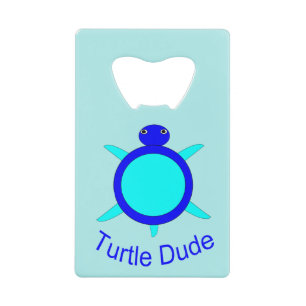 Ouverture de bouteille de tortue bleu clair