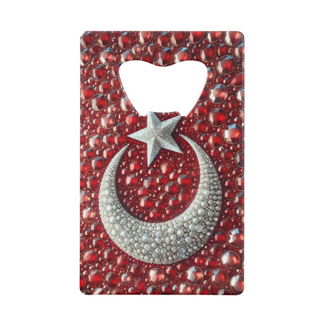 Ouverture de bouteille en acier aux couleurs turqu (Devant)