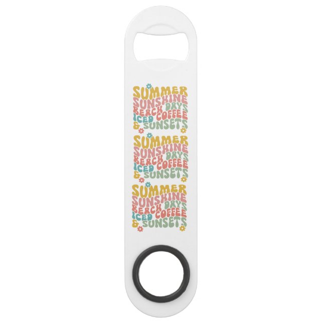 Ouverture de bouteille en acier inoxydable (Devant)