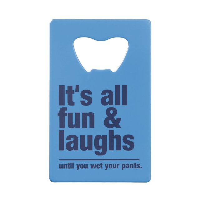 Ouverture de bouteille personnalisée FUN & LAUGHS (Devant)