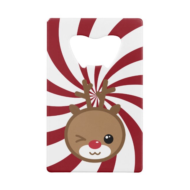 Ouverture de la bouteille Kawaii Reindeer (Dos)