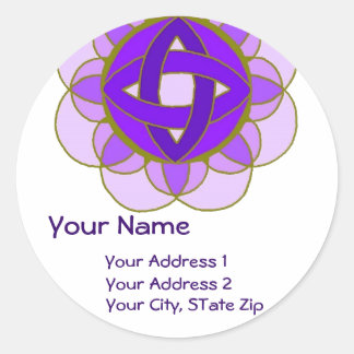 "Ouverture de la chakra de la Couronne" Étiquette 