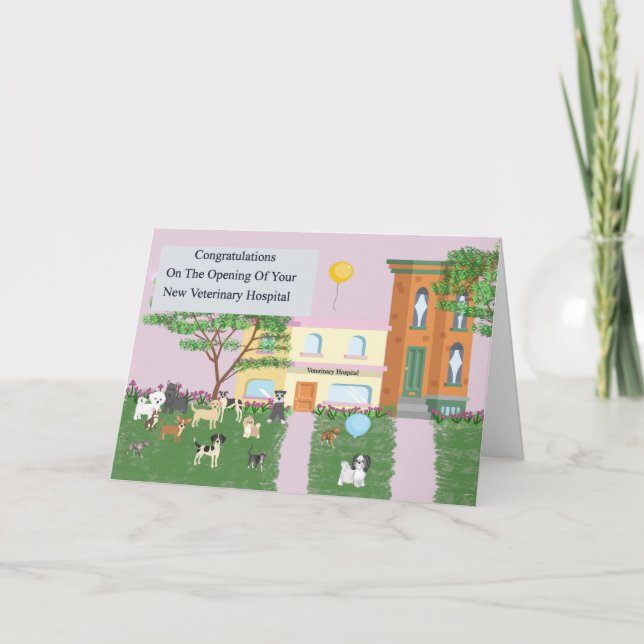 Ouverture de la nouvelle carte d'hôpital vétérinai (Devant)