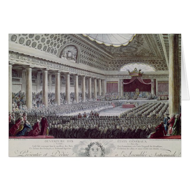 Ouverture du général de domaines à Versailles (Devant horizontal)