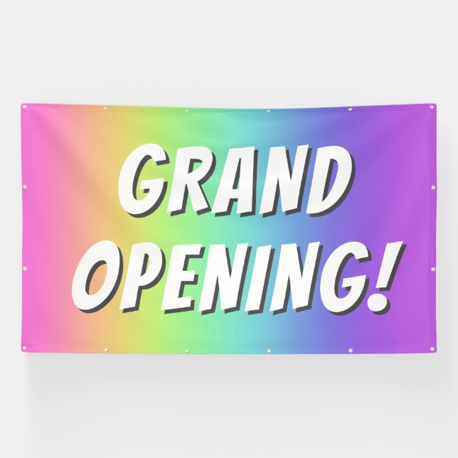 Ouverture officielle de Rainbow ! Bannière (Horizontal)
