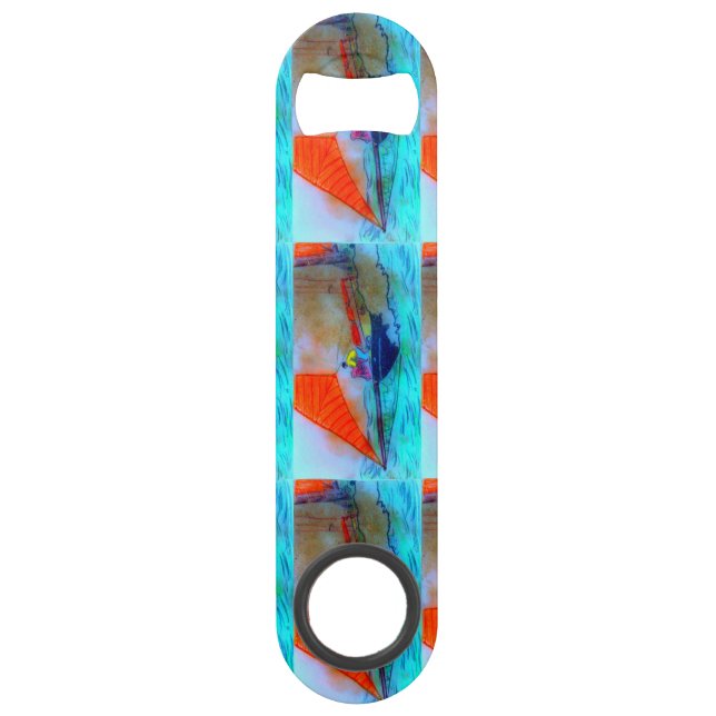 ouvre-bouteille à voile rouge (Devant)