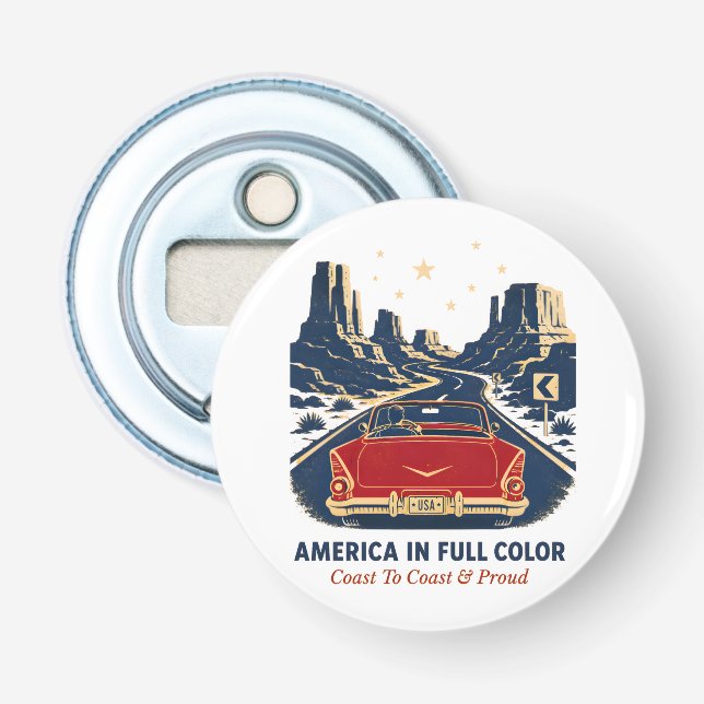 Ouvre-bouteille America en Couleurs (Devant)
