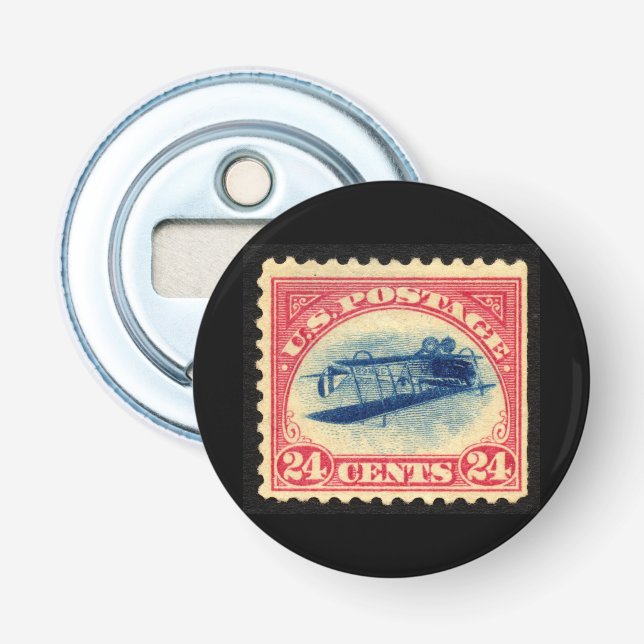 Ouvre-bouteille Badge Timbre Jenny Inversé Vintage (Devant)