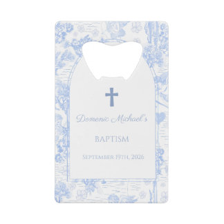 Ouvre-bouteille Carte de Crédit Baptême 