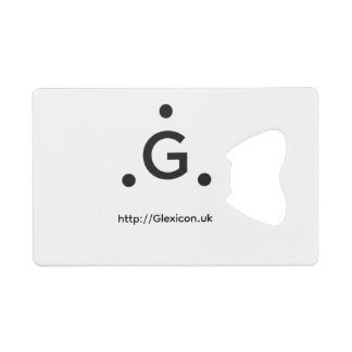 Ouvre-bouteille carte de crédit Glexicon UK