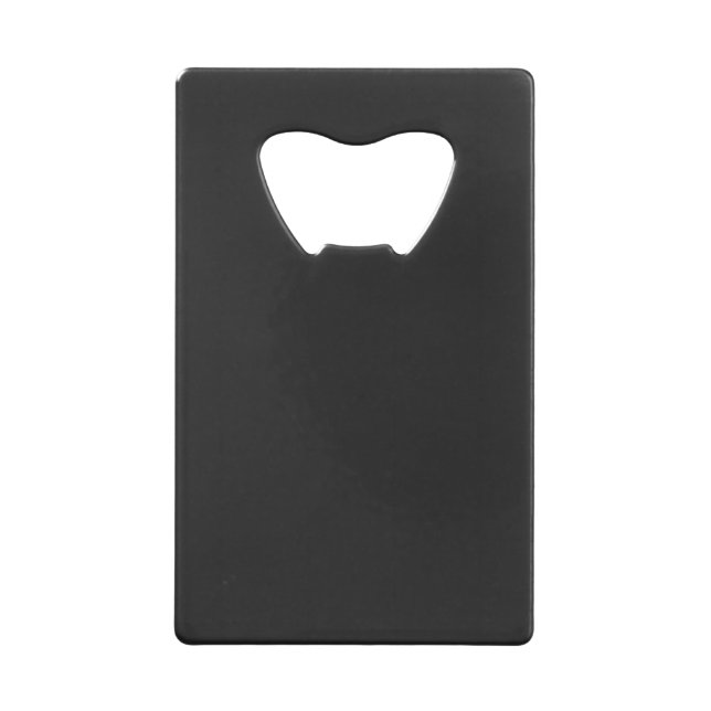 Ouvre-bouteille Carte de Crédit Noir Sinistre (Dos)