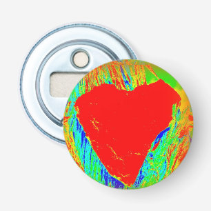 ouvre-bouteille coeur rouge