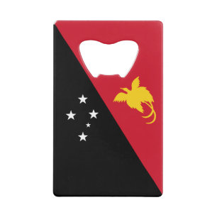 Ouvre-bouteille de carte de crédit du drapeau de P