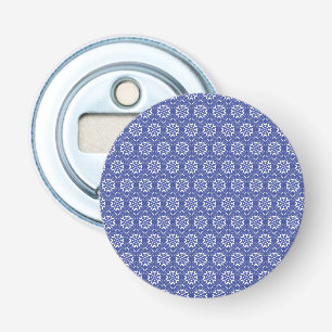 Ouvre-bouteille de mariage avec carreau bleu en ca