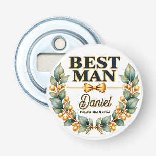 Ouvre-bouteille de mariage en or personnalisé pour