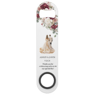 Ouvre-bouteille de mariage personnalisé