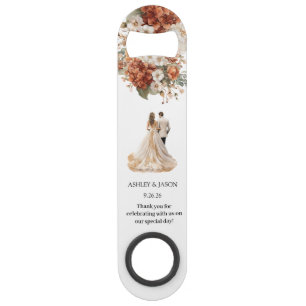 Ouvre-bouteille de mariage personnalisé