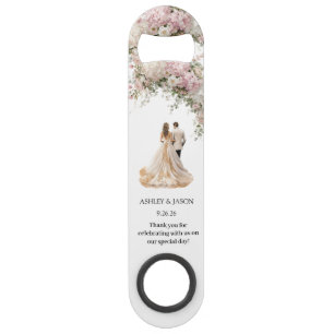Ouvre-bouteille de mariage personnalisé