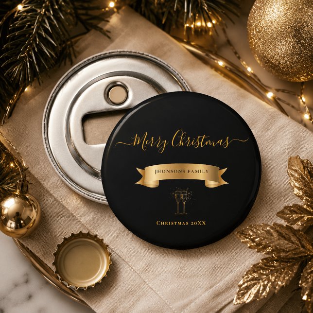 Ouvre-bouteille élégant de Noël personnalisé (Créateur téléchargé)
