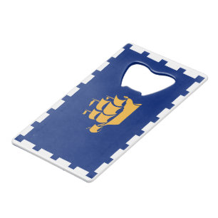 Ouvre-bouteille en acier inoxydable drapeau de la
