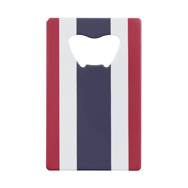 Ouvre-bouteille en acier inoxydable drapeau de Tha (Devant)