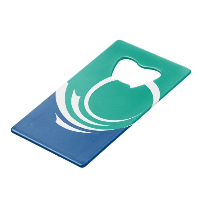 Ouvre-bouteille en acier inoxydable drapeau d'Otta (Devant Angle)