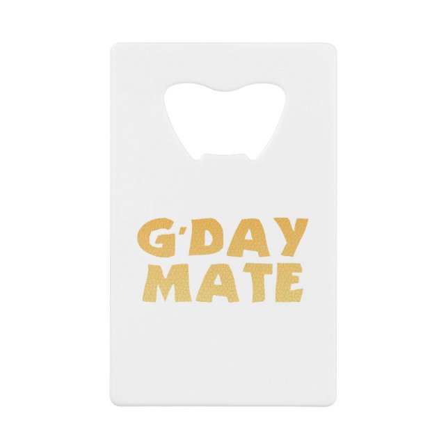 Ouvre-bouteille en acier inoxydable G' Day Mate (Devant)