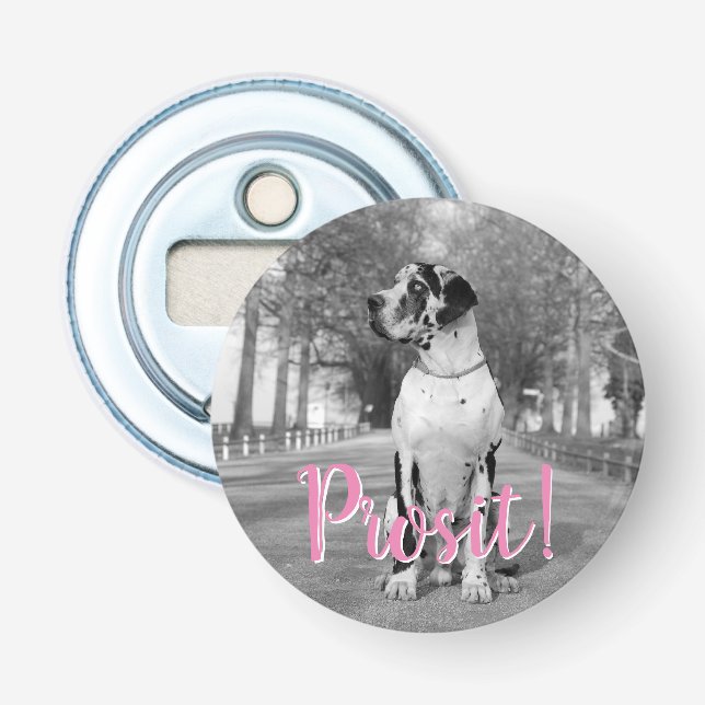 Ouvre-bouteille en forme de Grand Danois (Devant)