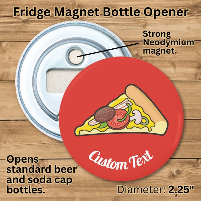 Ouvre-bouteille en forme de tranche de pizza (Créateur téléchargé)