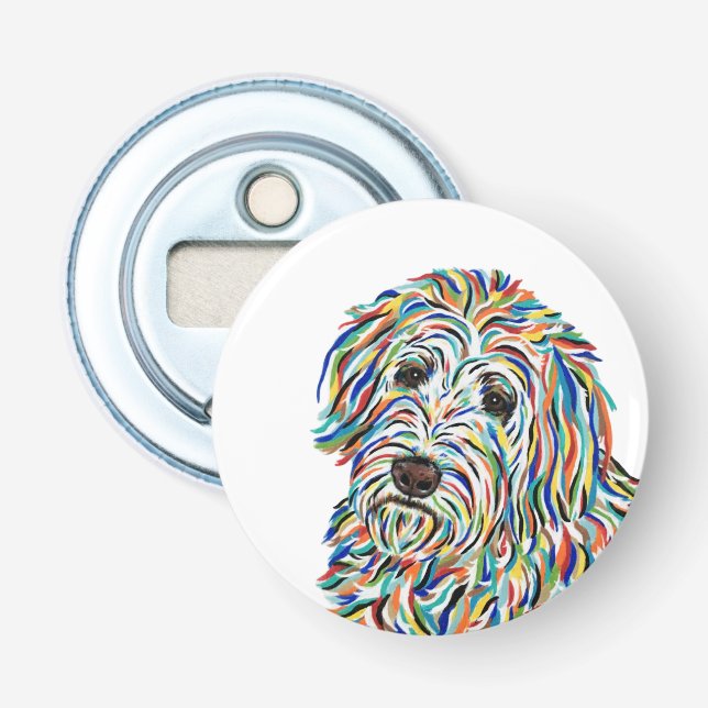 Ouvre-bouteille Golden Doodle (Devant)