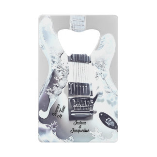 Ouvre-bouteille guitare monogrammé