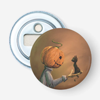 Ouvre-bouteille Halloween Jack le chat citrouille