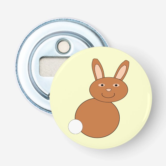 Ouvre-bouteille Lapin de Pâques Joyeux (Devant)